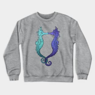 Kissing Seahorses Crewneck Sweatshirt